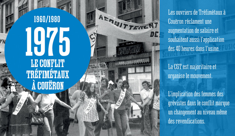 Grève des ouvriers de Tréfimétaux - 1975